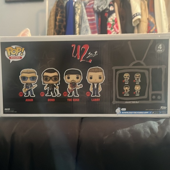 Funko Pop U2 Achtung Baby Set - Picture 3 of 4